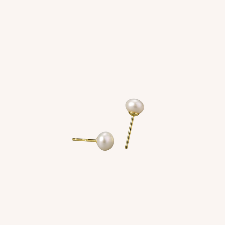 925 Sterling Silver Lula Pearl Stud Earrings