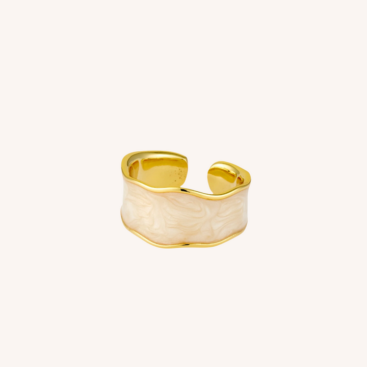 18K Gold Silken Open Ring