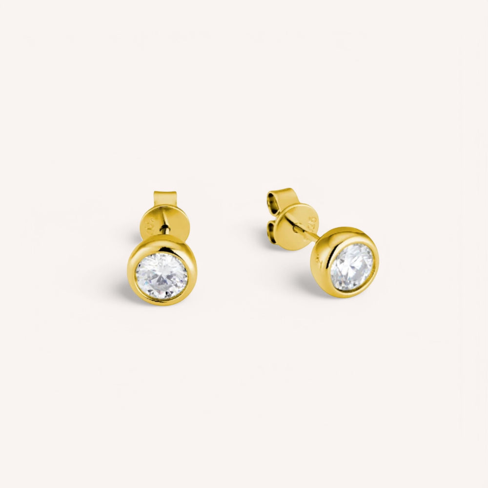 18K Gold Tamako Stud Earrings
