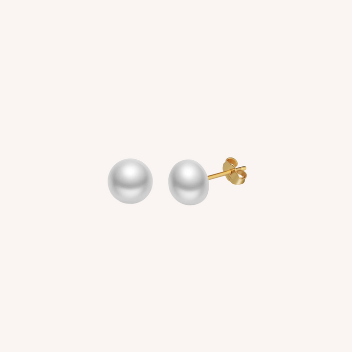 925 Sterling Silver Lula Pearl Stud Earrings