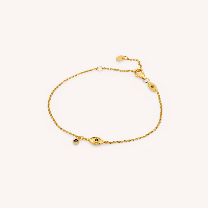 18K Gold Vermeil Jacalin Evil Eye Set