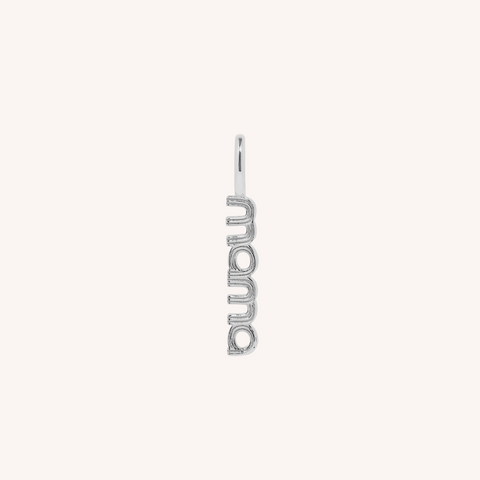 925 Sterling Silver Mama Pendant