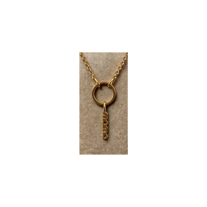 18K Gold CharmEdit Necklace with Customisable Front Link