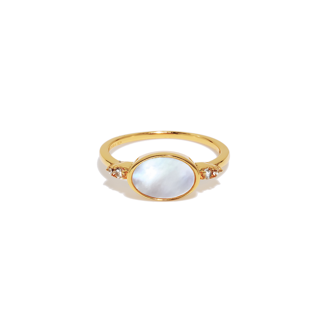 Alba Ring – 18K Gold Vermeil