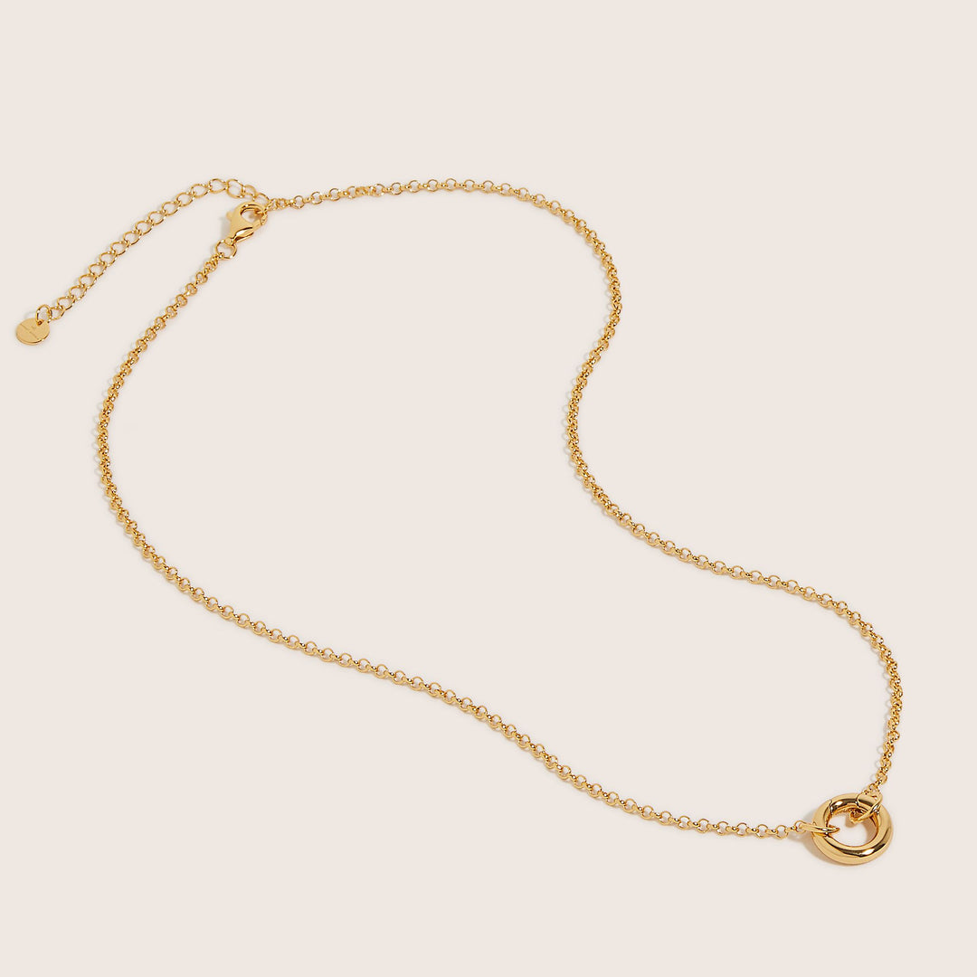 18K Gold Plated Odelia CharmEdit Necklace