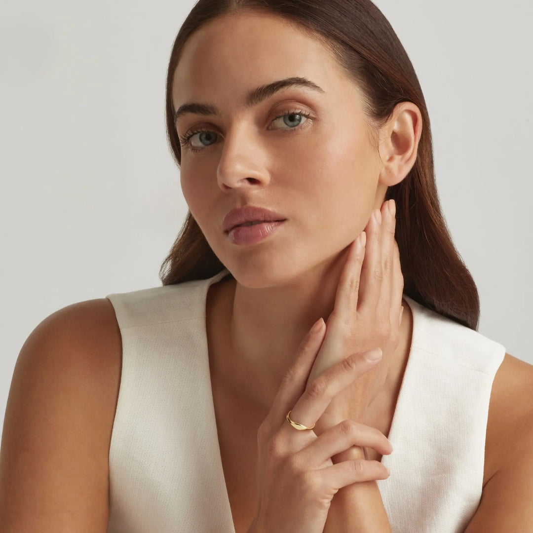 14K Gold Vermeil Organica Ring