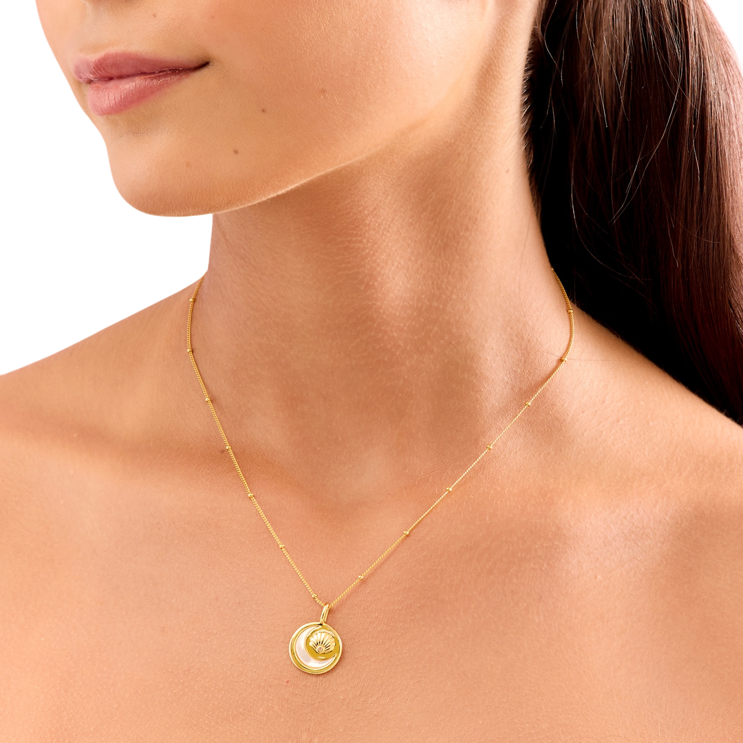 18K Gold Vermeil Mahsa Pendant Necklace