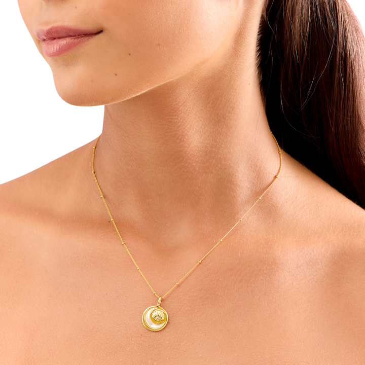 18K Gold Vermeil Mahsa Pendant Necklace