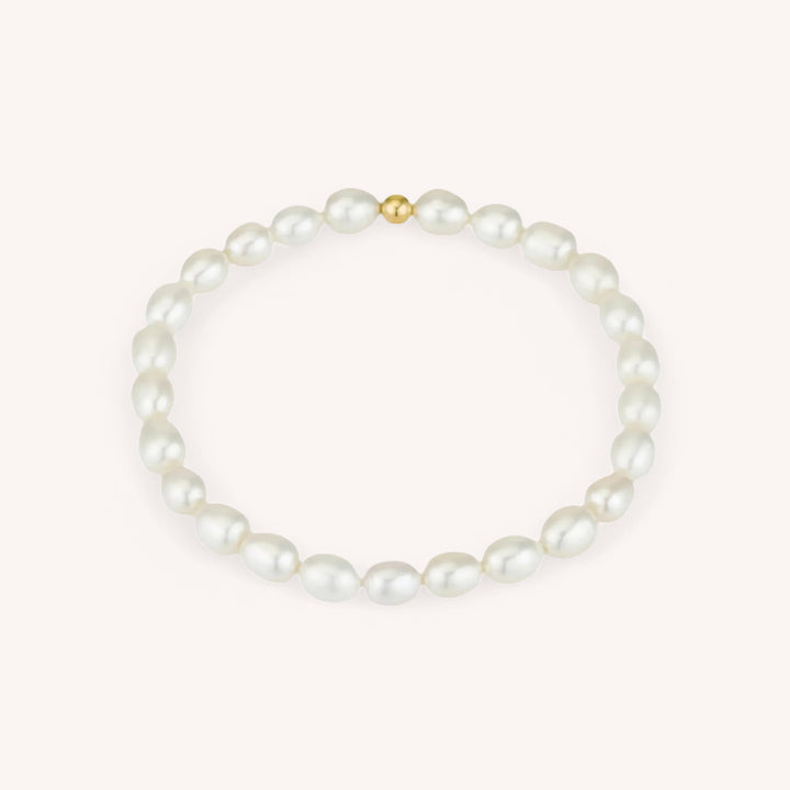 14K Gold Filled Luna Freshwater Pearl Bracelet