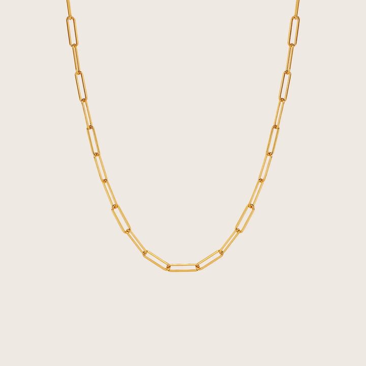 18K Gold Vermeil Rebekka Paperclip Necklace