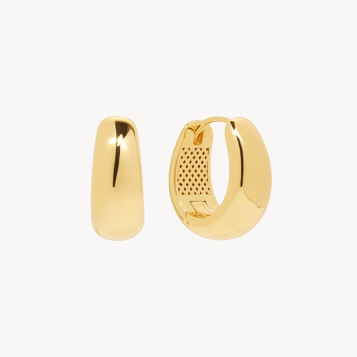 18K Gold Vermeil Grande Elysse Hoops