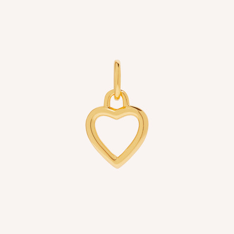 18K Gold Plated Elara Heart Pendant