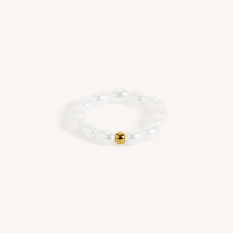 Beaded Freshwater Pearl Ring