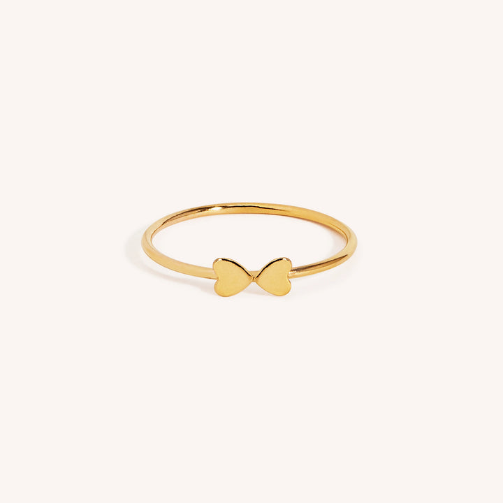 14K Gold Filled Four Leaf Clover Ring