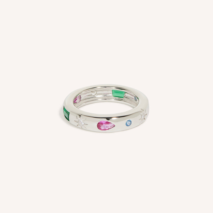 18K Gold Vermeil Amitola Gemstone Ring