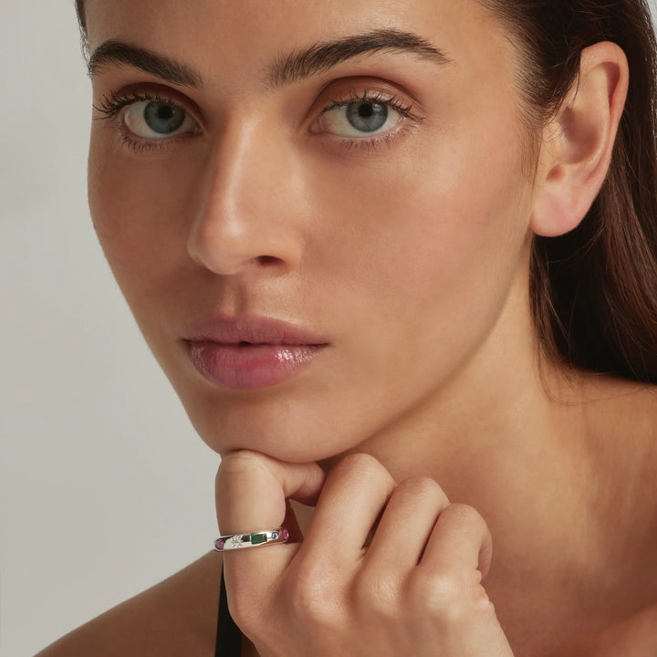 18K Gold Vermeil Amitola Gemstone Ring