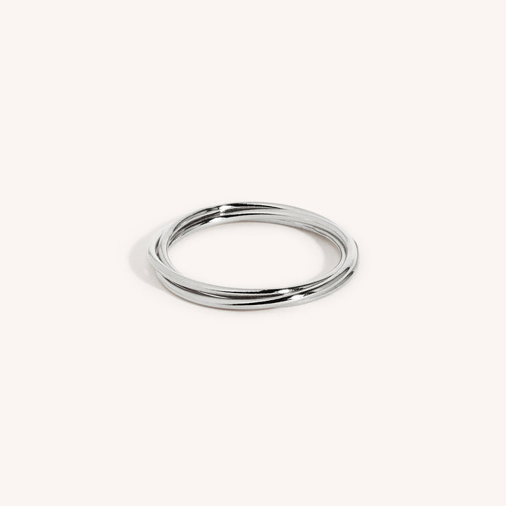 14K Gold Filled Interlocking Rings