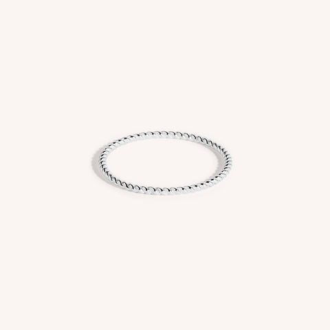 925 Sterling Silver Twist Stacking Ring