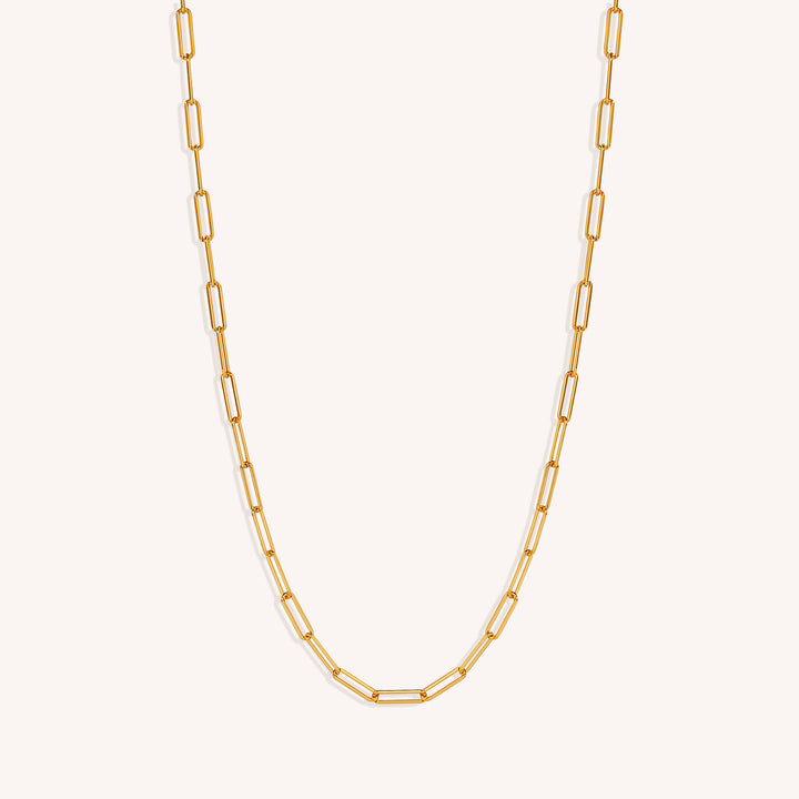 18K Gold Vermeil Rebekka Paperclip Necklace
