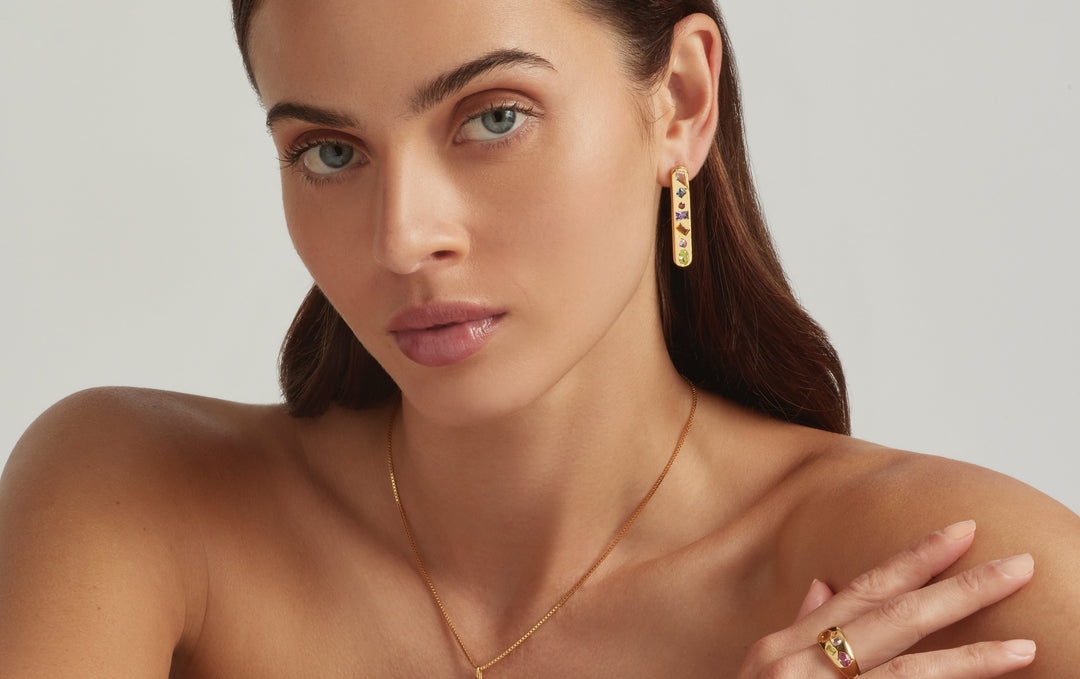 18K Gold Vermeil Candy Luxe Earrings