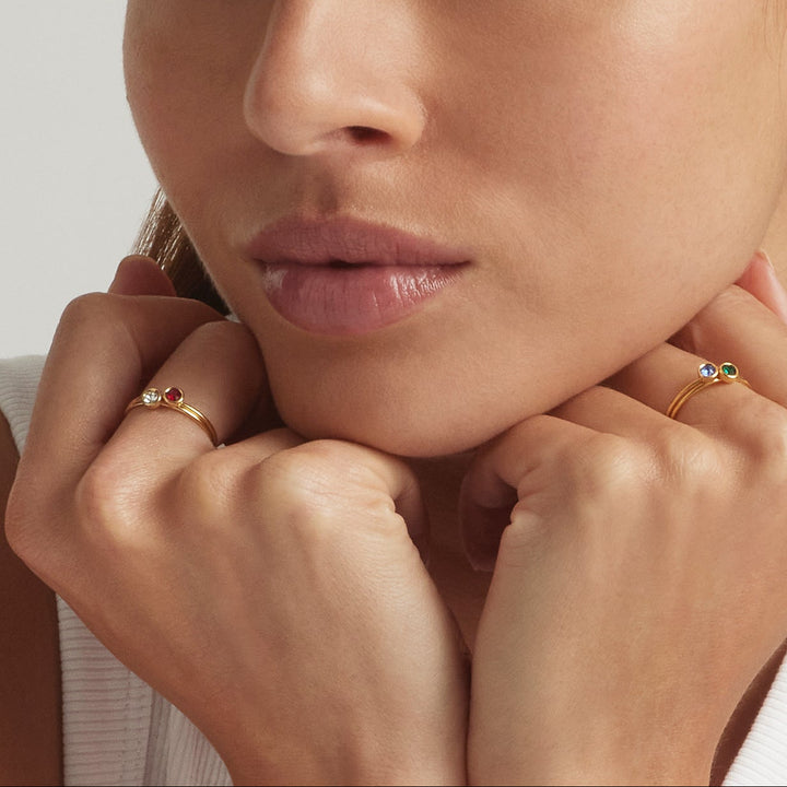 14K Gold Filled Harper Stacking Rings