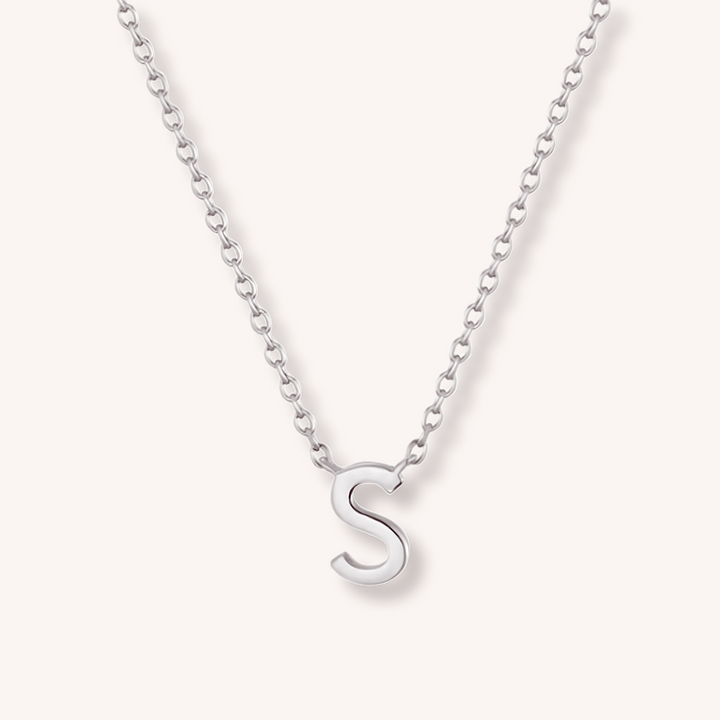 925 Sterling Silver Letter Necklace