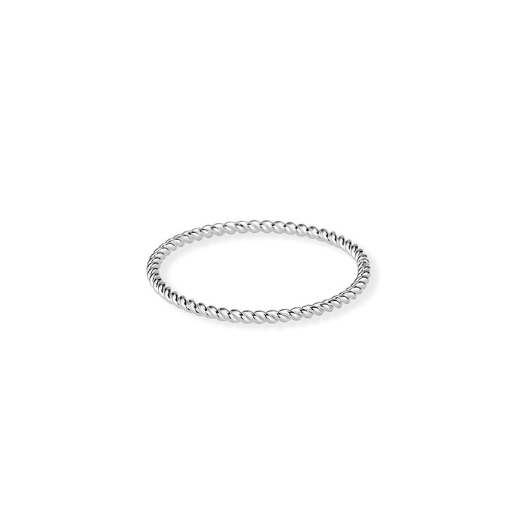 925 Sterling Silver Twist Stacking Ring