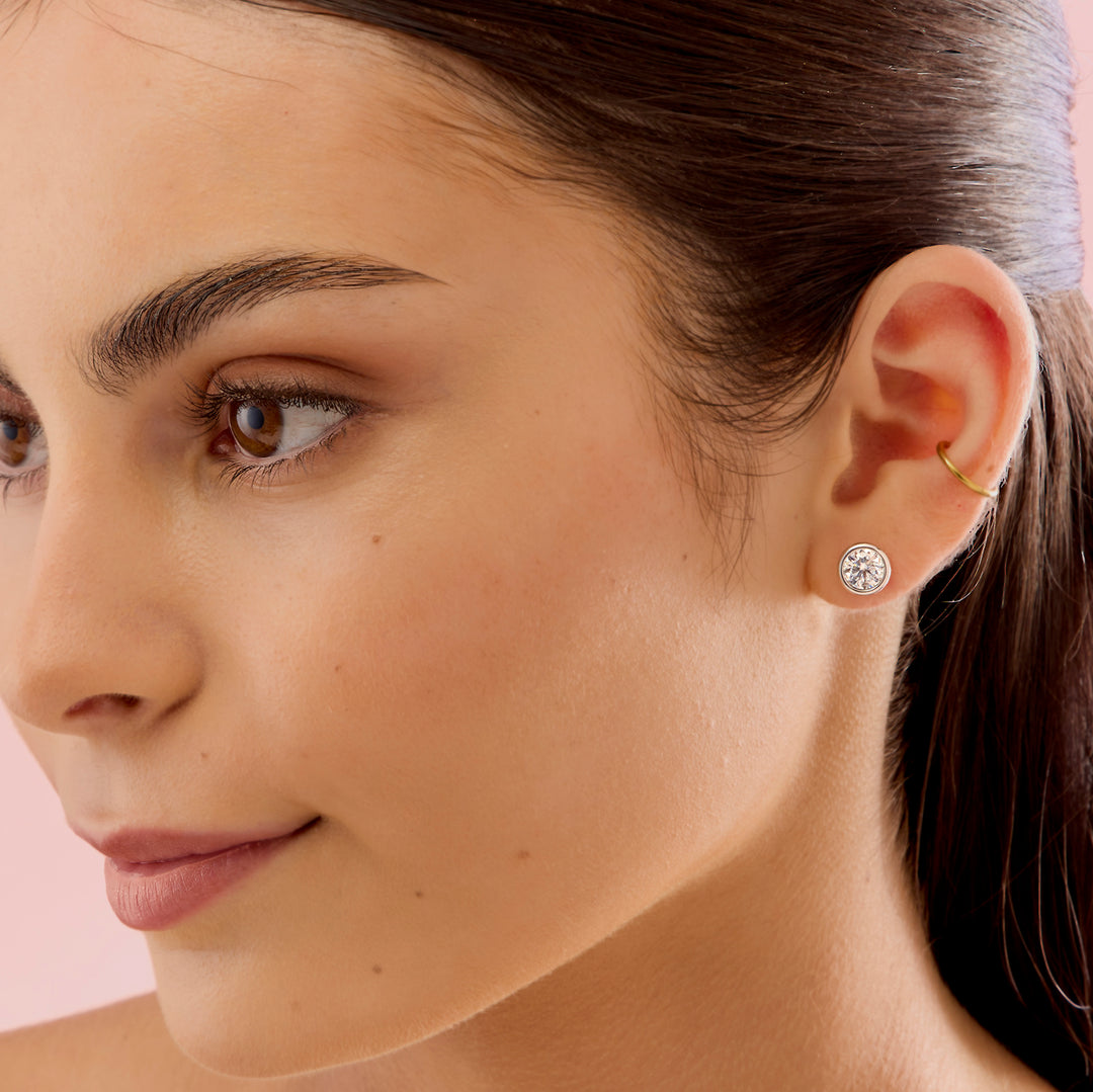 18K Gold Tamako Stud Earrings