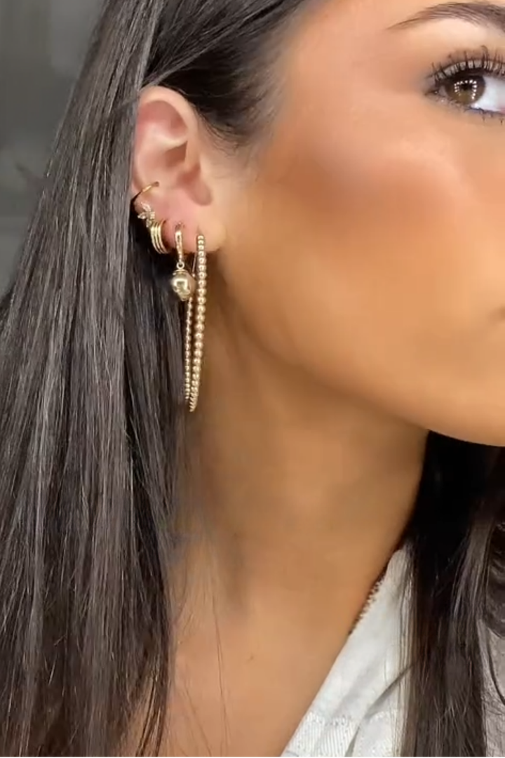 14K Gold Filled Gilda Hoop Earrings