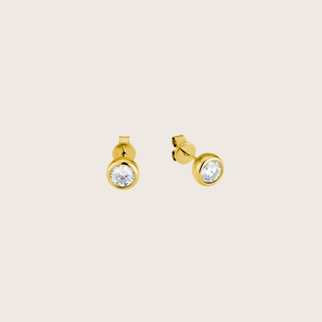 18K Gold Tamako Stud Earrings
