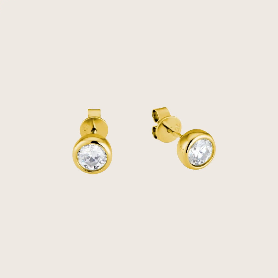 18K Gold Tamako Stud Earrings