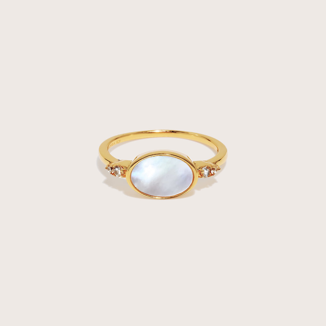 Alba Ring – 18K Gold Vermeil