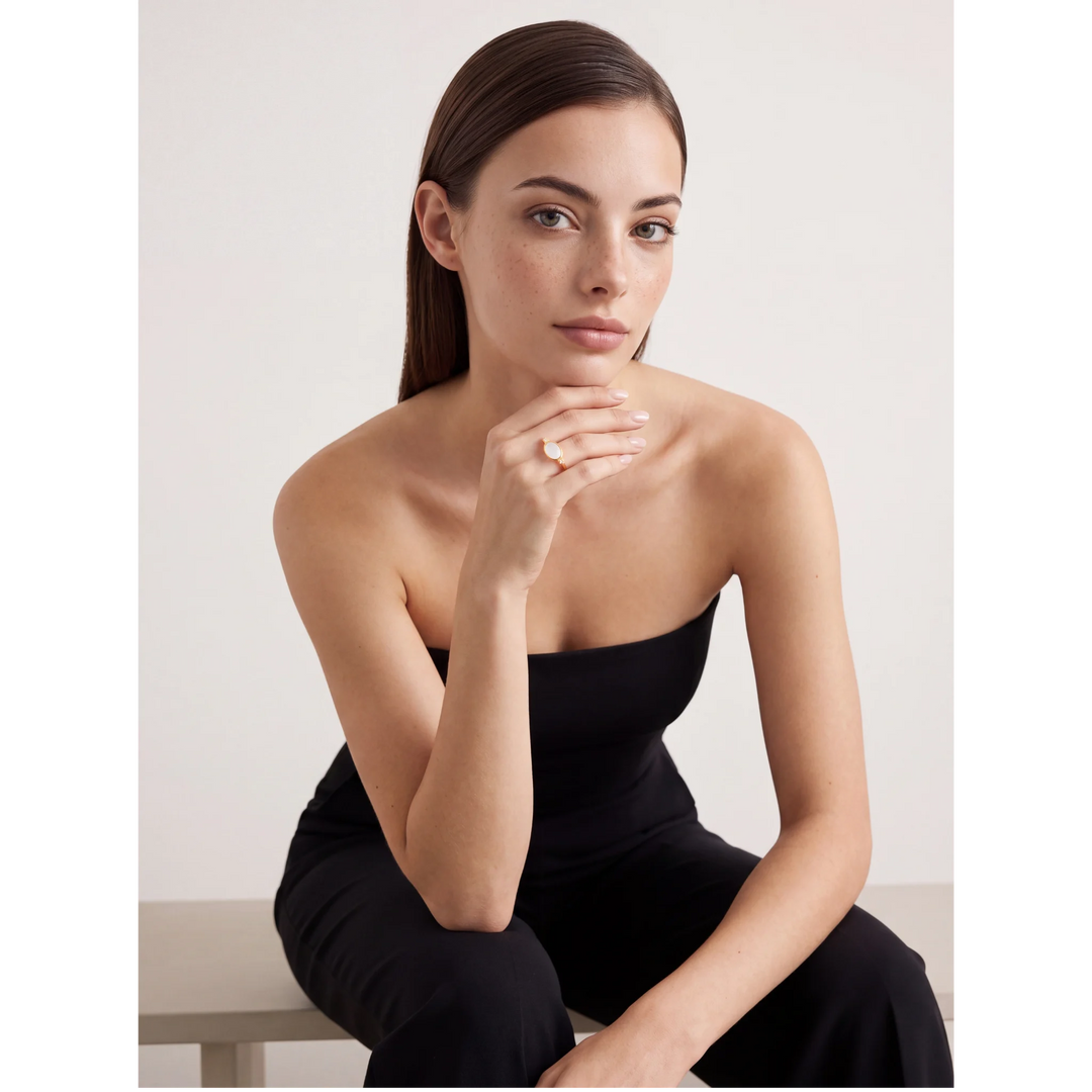 Alba Ring – 18K Gold Vermeil