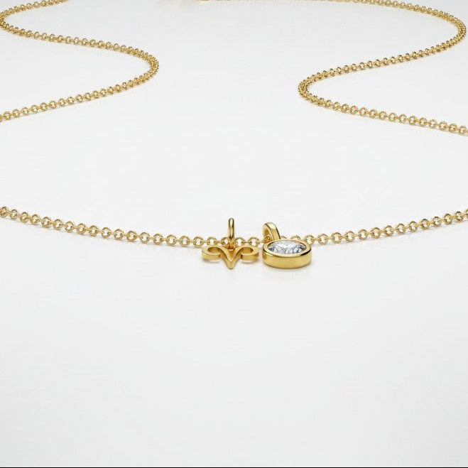 Aries Celestial Pair – 18K Gold Plated over Sterling Silver