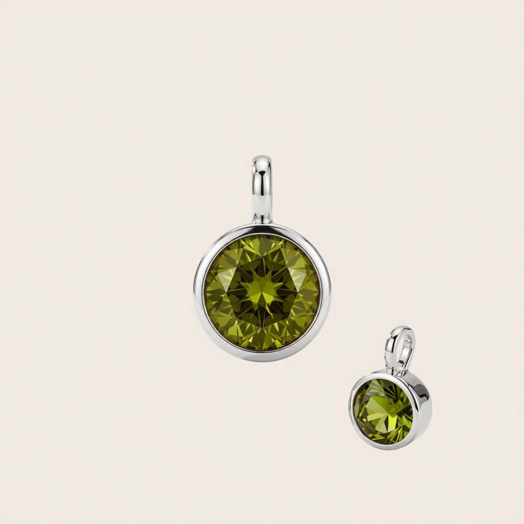 Leo Celestial Charm Pair – Rhodium Plated over Sterling Silver
