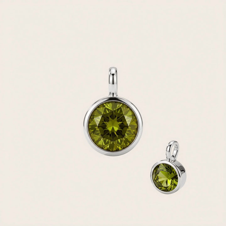 Leo Celestial Charm Pair – Rhodium Plated over Sterling Silver