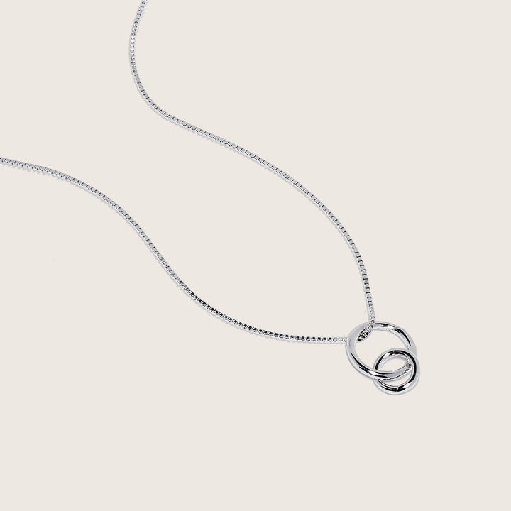 Bond Necklace – Rhodium Plated over 925 Sterling Silver
