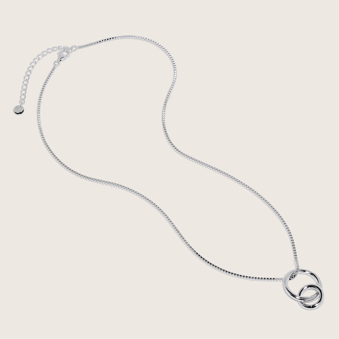 Bond Necklace – Rhodium Plated over 925 Sterling Silver