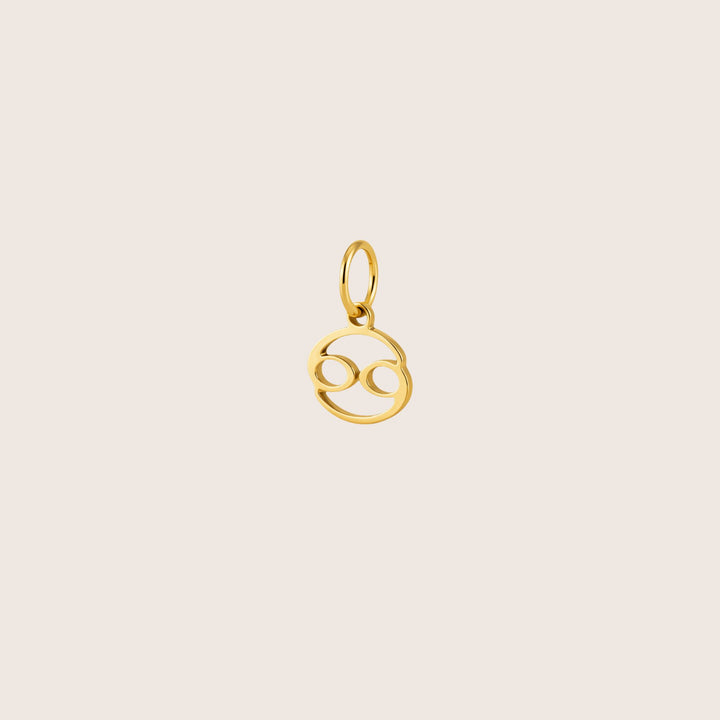 Cancer Celestial Pair - 18K Gold Plated over Sterling Silver