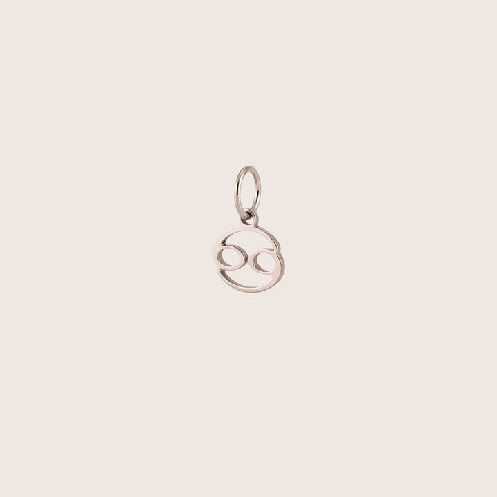Cancer Celestial Pair – Rhodium Plated Sterling Silver