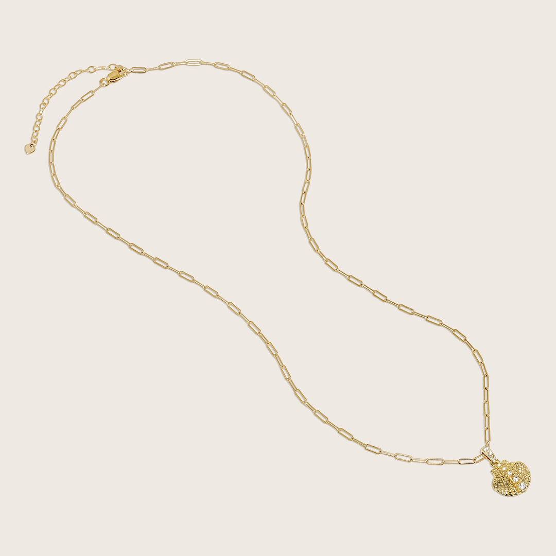 14K Gold Filled Delicate Paperclip Necklace