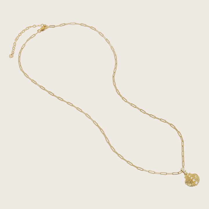 14K Gold Filled Delicate Paperclip Necklace