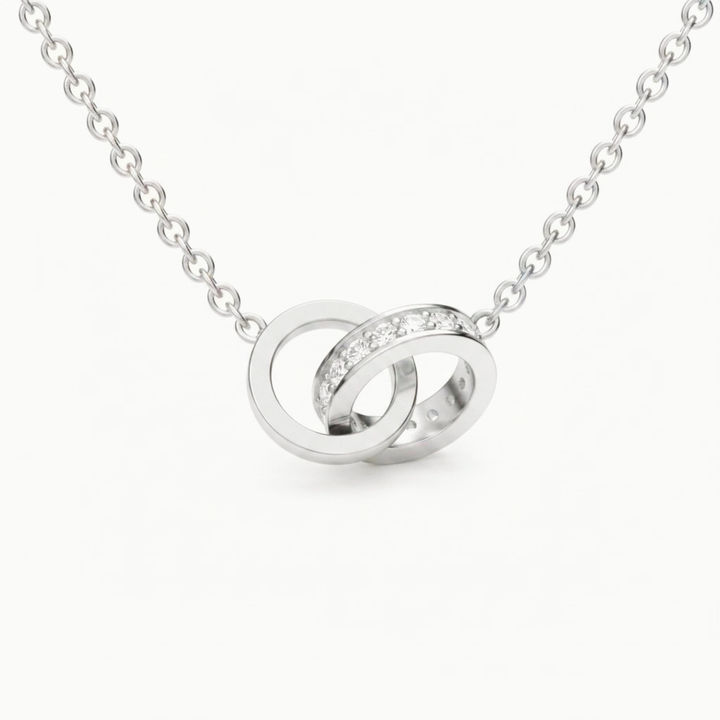 Entwined Necklace – 18K Gold Plated over Sterling Silver