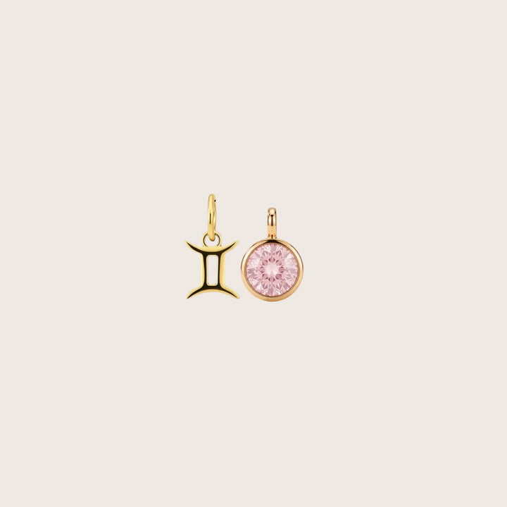 Gemini Celestial Pair – 18K Gold Plated over Sterling Silver
