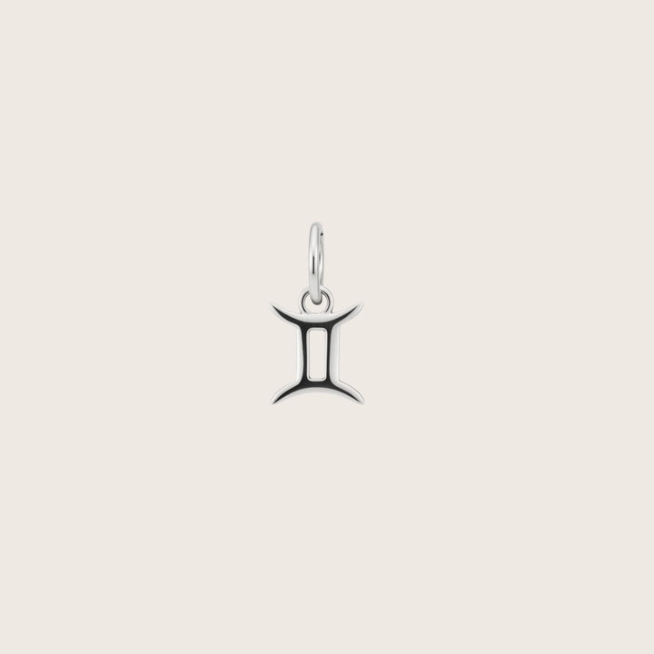Gemini Celestial Pair – Rhodium Plated over Sterling Silver