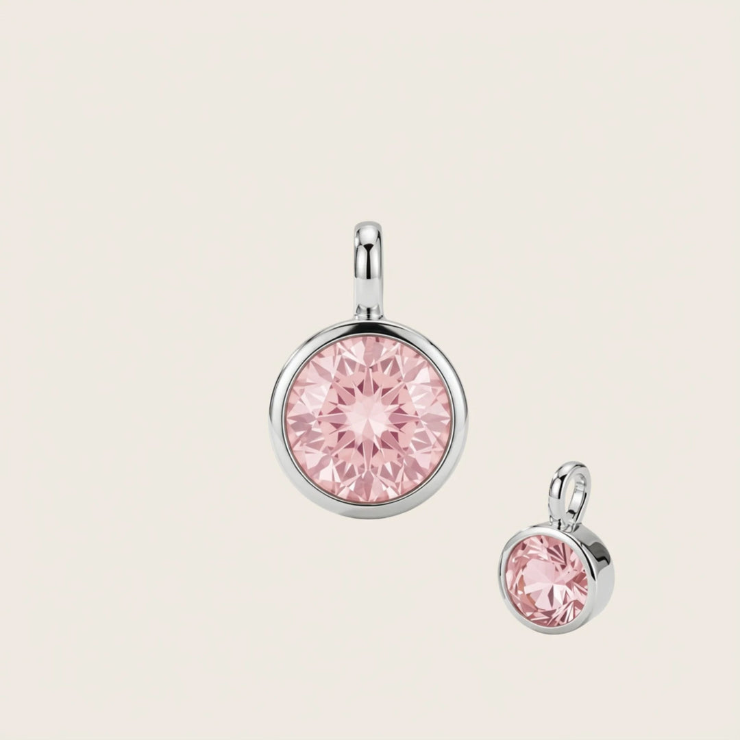 Gemini Celestial Pair – Rhodium Plated over Sterling Silver