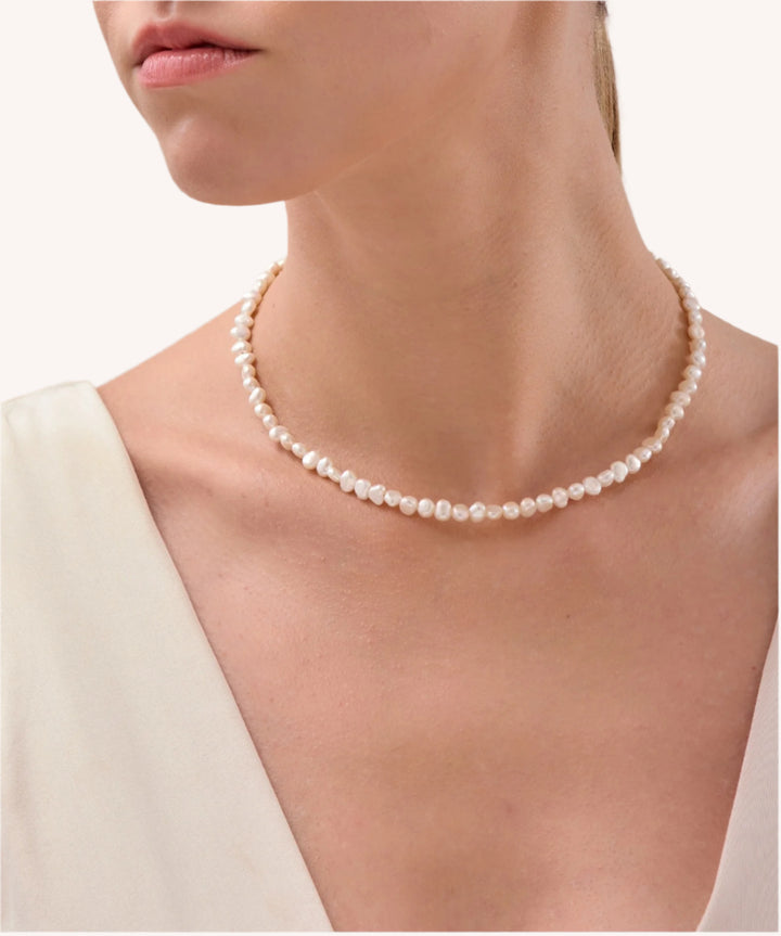 14K Gold Filled Lachelle Baroque Pearl Necklace