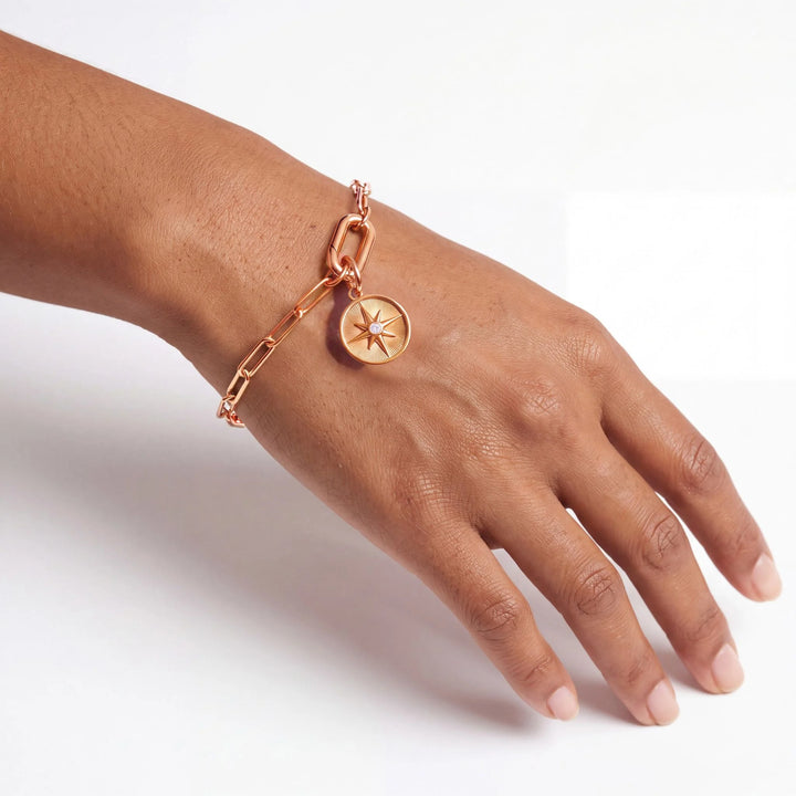 Lennox CharmEdit Bracelet - 18K Gold Plated over 925 Sterling Silver