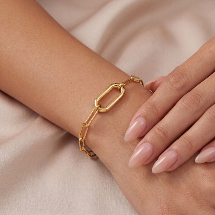 Lennox CharmEdit Bracelet - 18K Gold Plated over 925 Sterling Silver