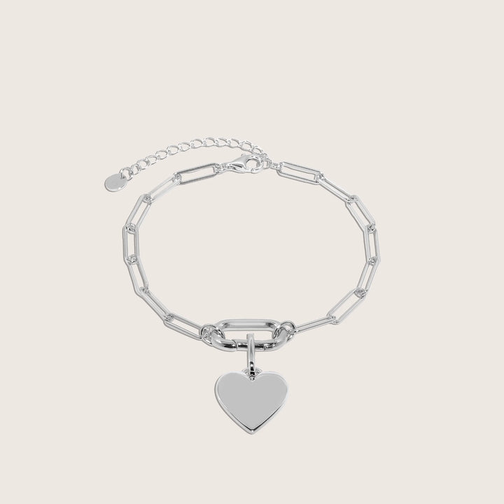 Lennox CharmEdit Bracelet - Rhodium Plated over Sterling Silver